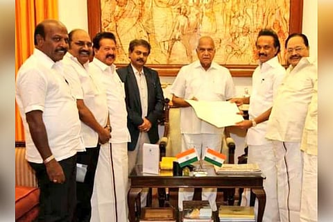 Stalin demands CBI probe into ‘mega scams’ by TN govt, meets Governor