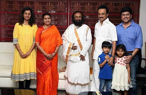Meeting with Sri Sri Ravishankar a courtesy call, says MK Stalin