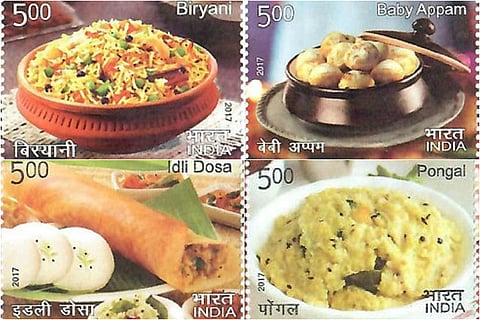 Tastes of India: Idli-dosa, biryani, pongal and more get tributes on India Post stamps