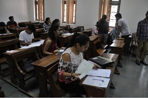 Students in a classroom