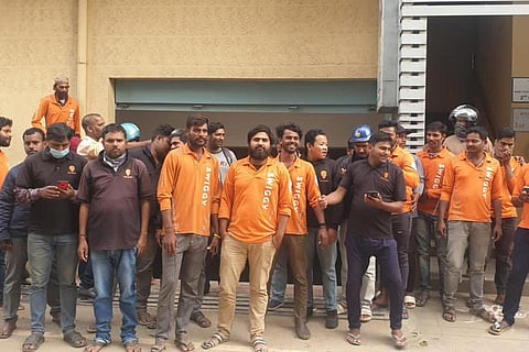 Bengaluru Swiggy delivery workers demand better pay, continue protest