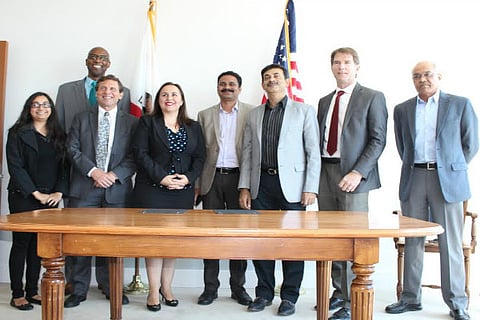Telangana govt signs MoU with California state to work together in various sectors 