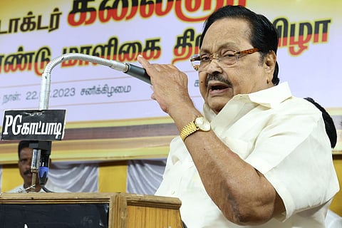 Tamil Nadu Minister S Duraimurugan
