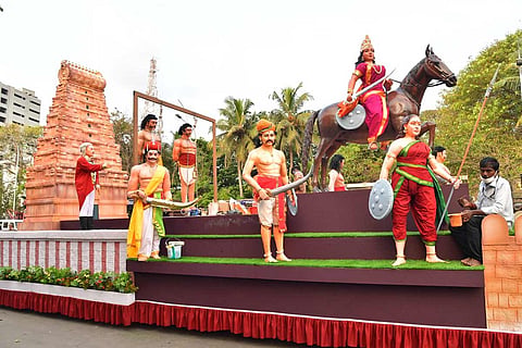 Tamil Nadu's Republic Day Tableau: Tamil Nadu showcases Republic Day tableau rejected by Union govt at state celebrations
