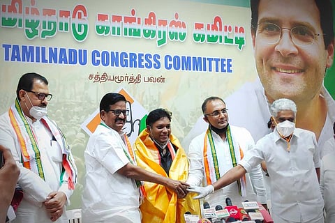 Sasikanth Senthil joins TN Congress