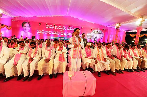 It's pink in Hyderabad: TRS emerges on top in GHMC polls