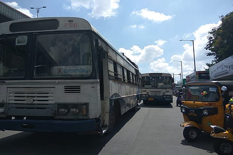 Since inter-district bus services were resumed in May, commuters in Hyderabad have relied on these for their commute. 