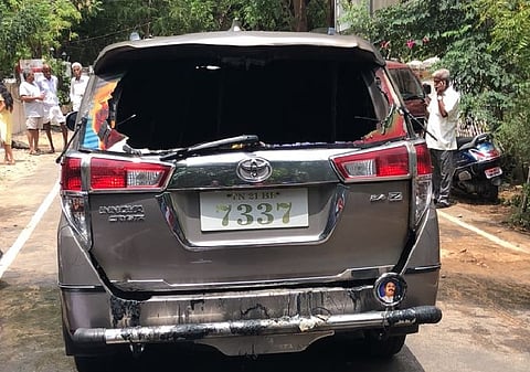Expelled AMMK man attempts arson outside TTV’s house – damages own car, hurts himself