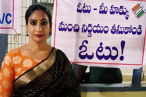 Meet Tamanna, the first trans woman contesting Andhra Assembly elections