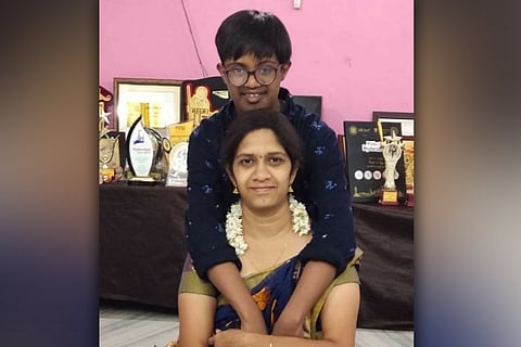 Bhavani and her son Tapash