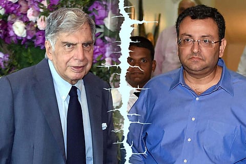 Ratan Tata and Cyrus Mistry