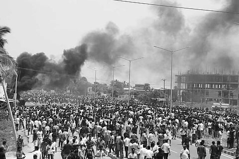 Anti-Sterlite protesters during Thoothukudi violence