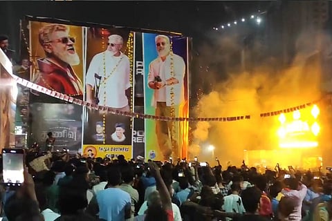 Thunivu release celebrations