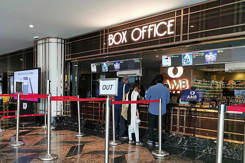 Ticket sales counter of a multiplex
