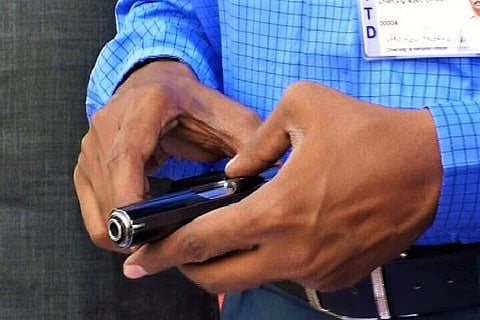 Man held after TTD security finds gun, bullets at Tirumala checkpoint