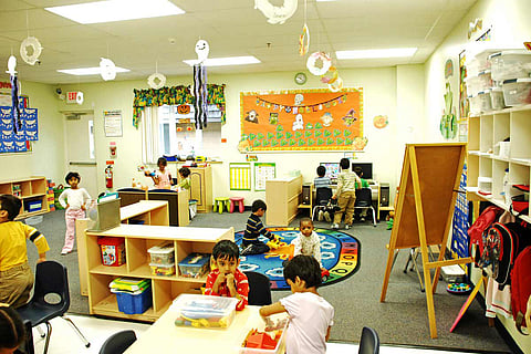 Toddlers in a playschool 