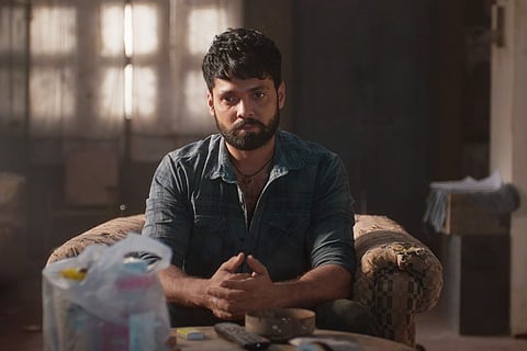 Rakshit Shetty in a screengrab from Torture Song from 777 Charlie.