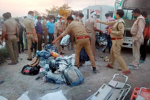 Uttar Pradesh Auralia accident 