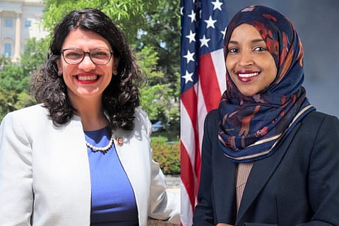 Rashida Tlaib and Ilhan Omar 