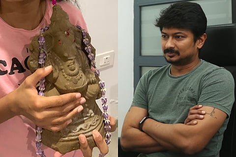 Udhayanidhi Stalin Vinayagar idol