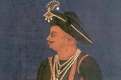 A painting of Tipu Sultan