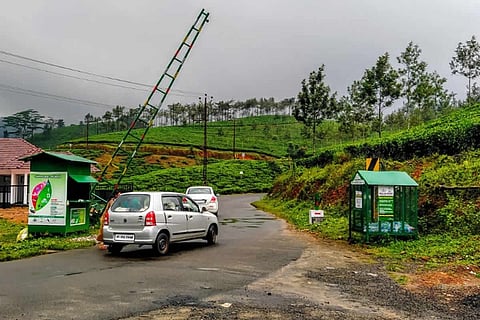 Green checkpost in Vagamon