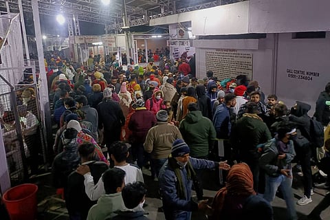 Rush of devotees at Vaishno Devi shrine on January 1, at least 12 people died in the stampede