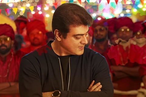 Ajith in Naanga Vera MMaari from Valimai