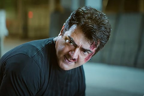 Ajith Kumar in Valimai trailer