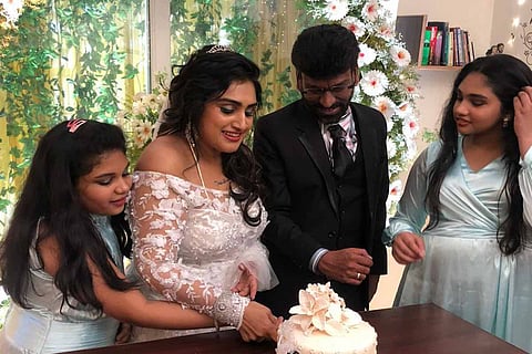 In pics: Actor Vanitha marries Peter Paul in private ceremony at home