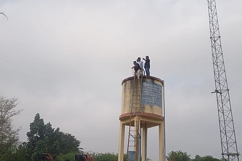 Overhead tank in Vengavayal