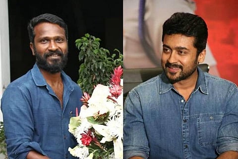 Director Vetrimaaran on the left and actor Suriya on the right