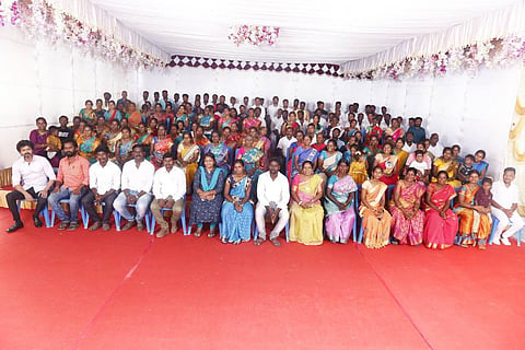Actor Vijay's group photo with the elected representatives