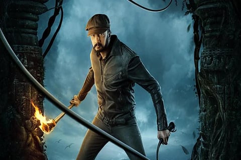 Kichcha Sudeep in the motion poster of Vikrant Rona