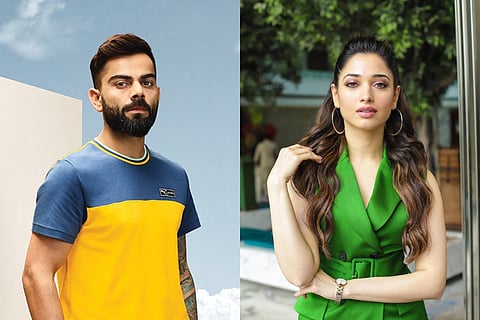 Virat Kohli and Tamannaah