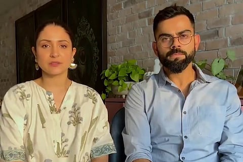 Anushka Sharma and Virat Kohli 