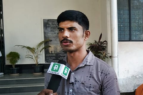 File image of Vittala Malekudiya speaking to a news channel