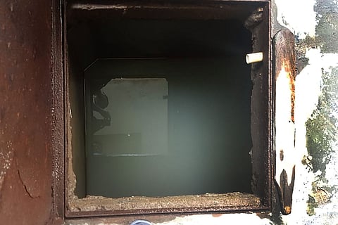 Muddy sump water at HRBR Layout