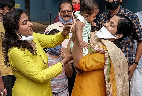 Kerala CM thanks woman who fostered six-month-old baby whose parents got COVID-19 