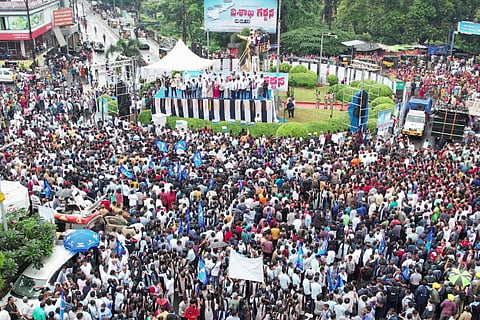YSRCP rally in Vizag in support of three capitals