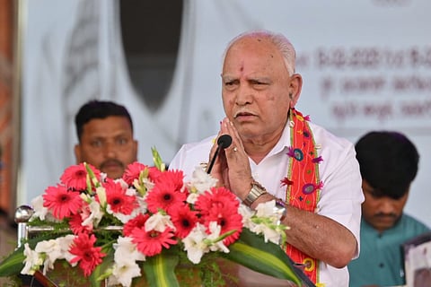 Senior BJP leader BS Yediyurappa