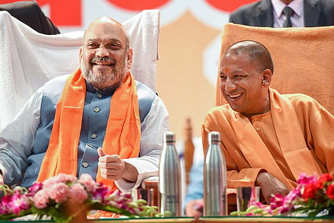 Home Minister Amit Shah and Uttar Pradesh CM Yogi Adithyanath 