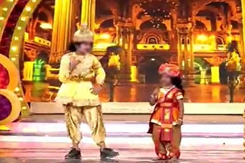 A screenshot from Zee Tamil Junior Superstars
