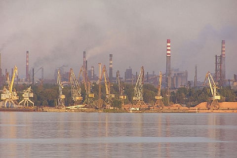 The Zaporizhia Zavody nuclear power plant in Ukraine