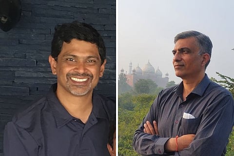 WhatsApp India head Abhijit Bose, Meta India public policy head Rajiv Aggarwal 