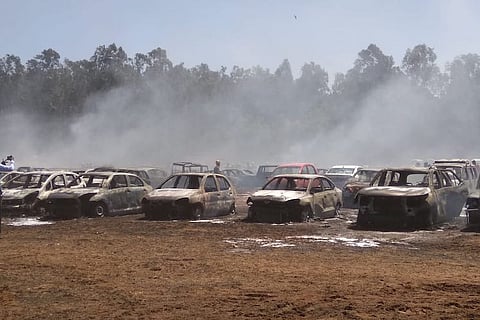 'Fire spread in minutes, caused mini explosions:' Eyewitnesses recount Aero India 2019 fire