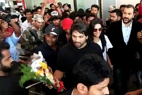 Allu Arjun, special guest at Nehru Trophy Boat Race, gets a grand welcome in Kerala