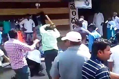 Angry over damaging article, TDP MLA’s brother and goons thrash journalist in broad daylight
