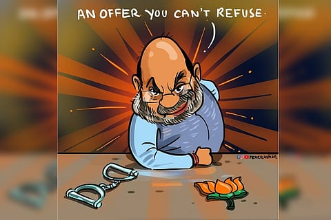 Meet Pencilashan: Kerala cartoonist behind Amit Shah’s ‘Offer you can’t refuse’ comic