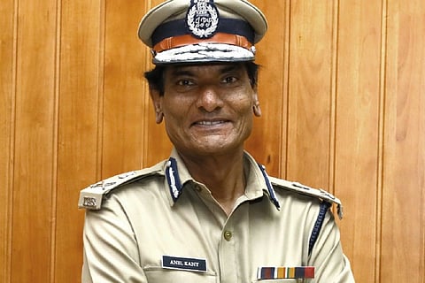 Kerala police chief Anil Kant in uniform